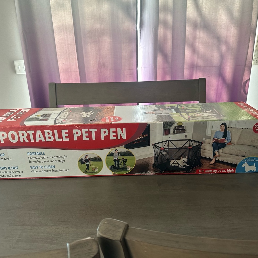 Portable pet pen - Picture 2 of 2